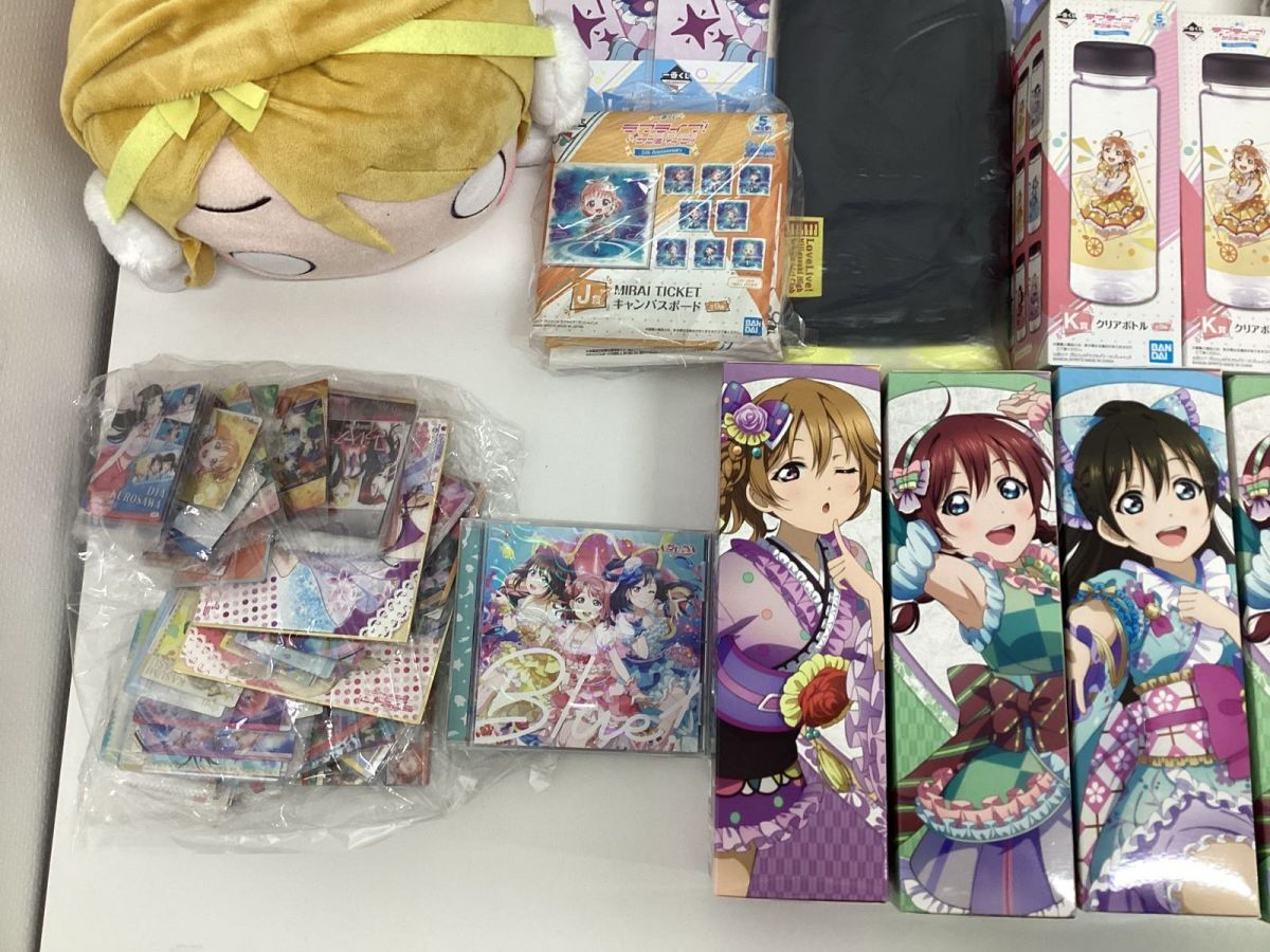 14【同梱不可/現状】ラブライブ! グッズ まとめ売り フィギュア タオル 