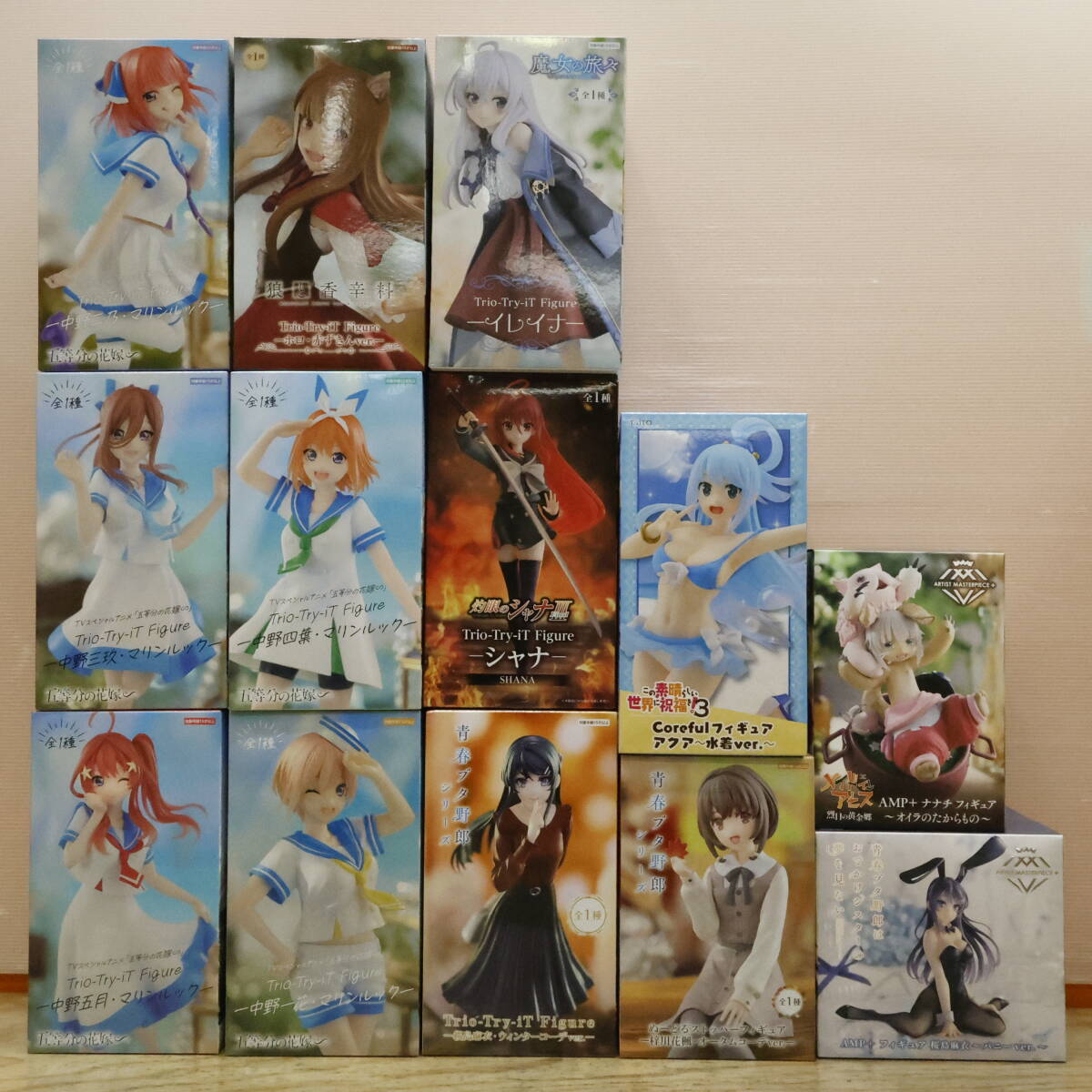 玩X85 フィギュア【120】13点まとめ プライズ ◇五等分の花嫁/青ブタ 