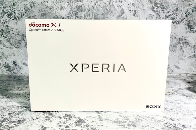 3549//【未使用品】docomo SONY XPERIA SO-03E Wi-Fi+Cellular 32GB タブレット 一式セット