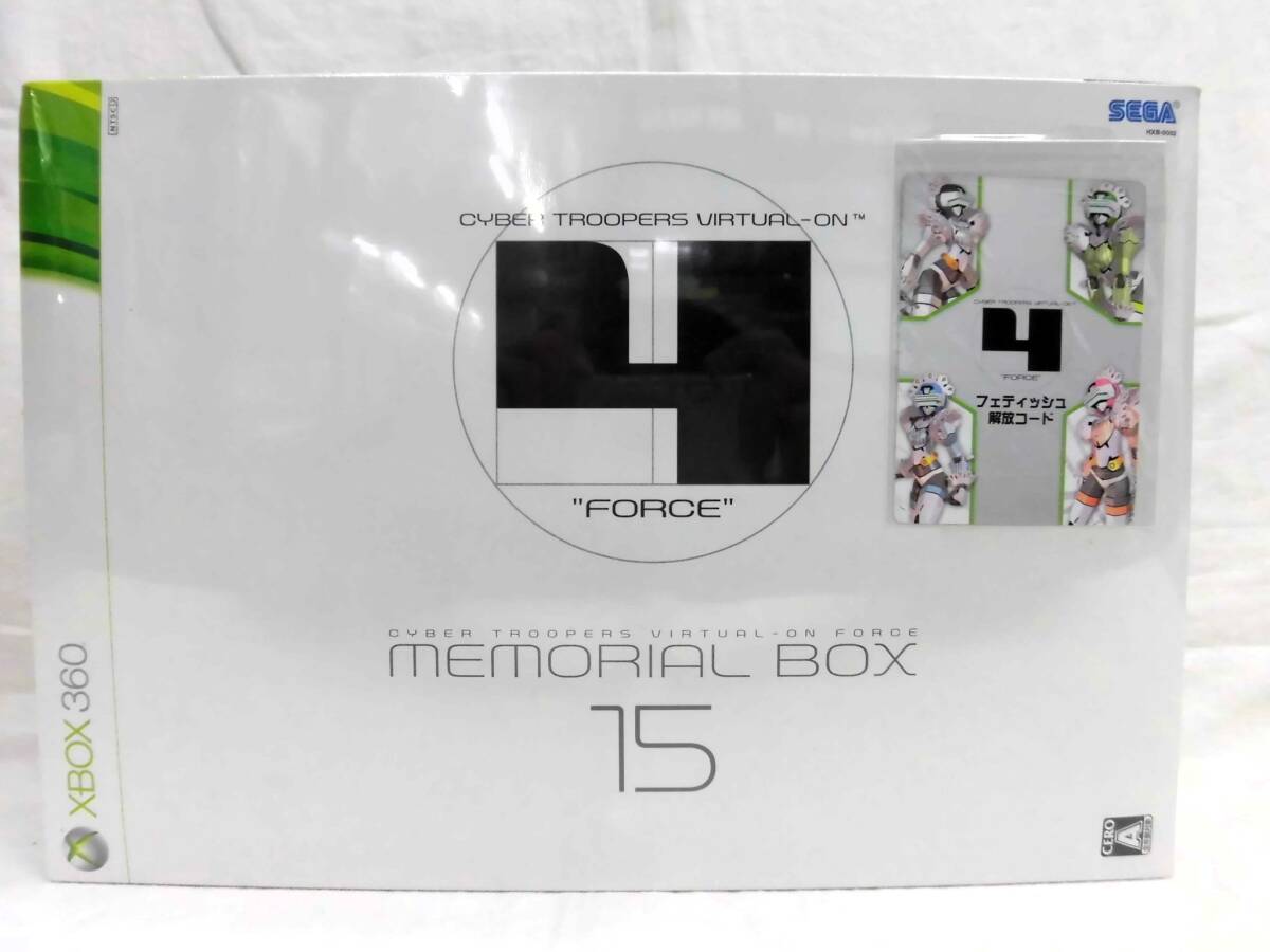 未開封 XBOX360 電脳戦機バーチャロン フォース メモリアルボックス 15