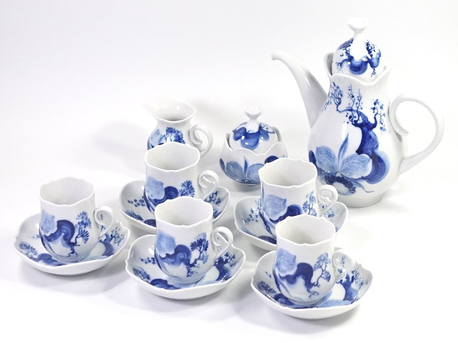 ∇花∇【マイセン/MEISSEN】 ハインツ・ヴェルナーデザイン ブルー