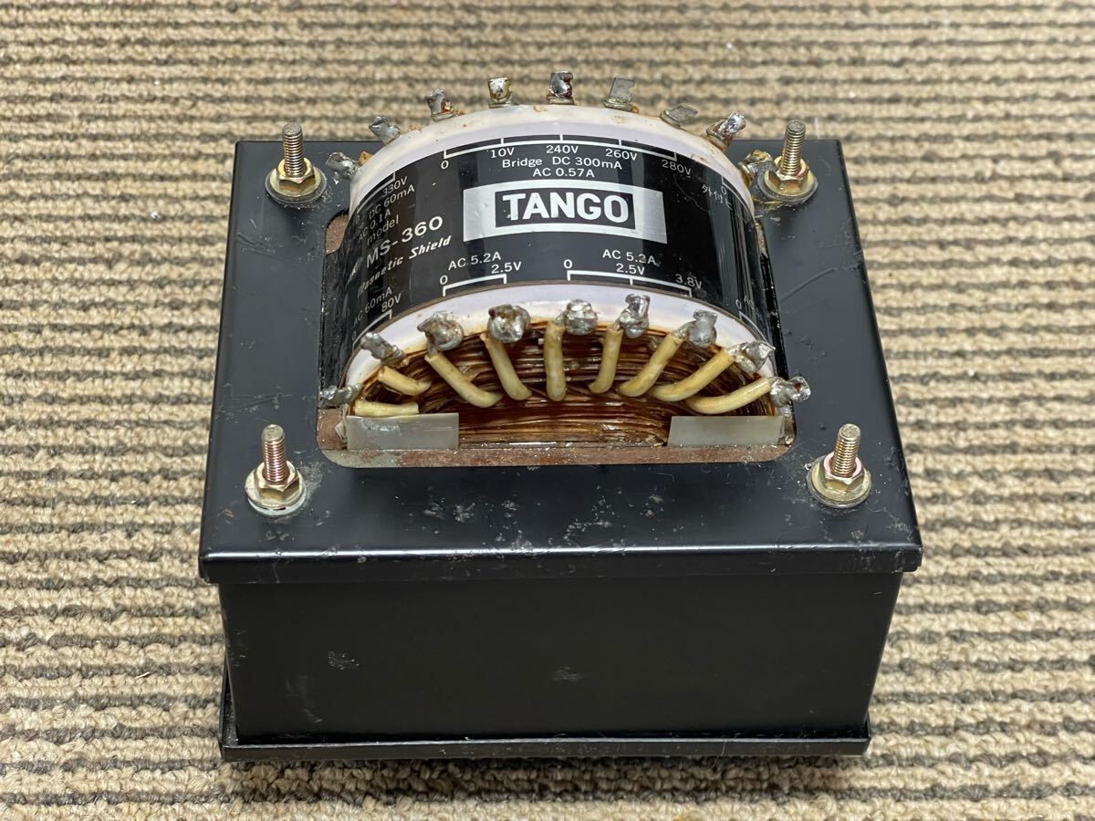 【TANGOトランス使用】真空管用DC電源ユニット(アノード・フィラメント電源) TANGO 電源トランス MS-360 中古品 【公式通販】
