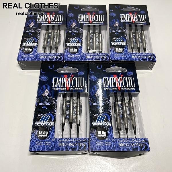 8)TIGA/ティガ EMPRECHU5/エンプレチュ5 坂口優希恵選手モデル ダーツ