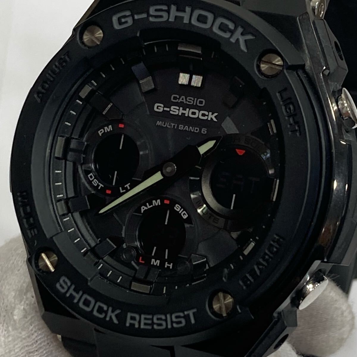 TA☆1円～ 中古品 カシオ G-SHOCK GST-W100G ブラック 腕時計 タフ 