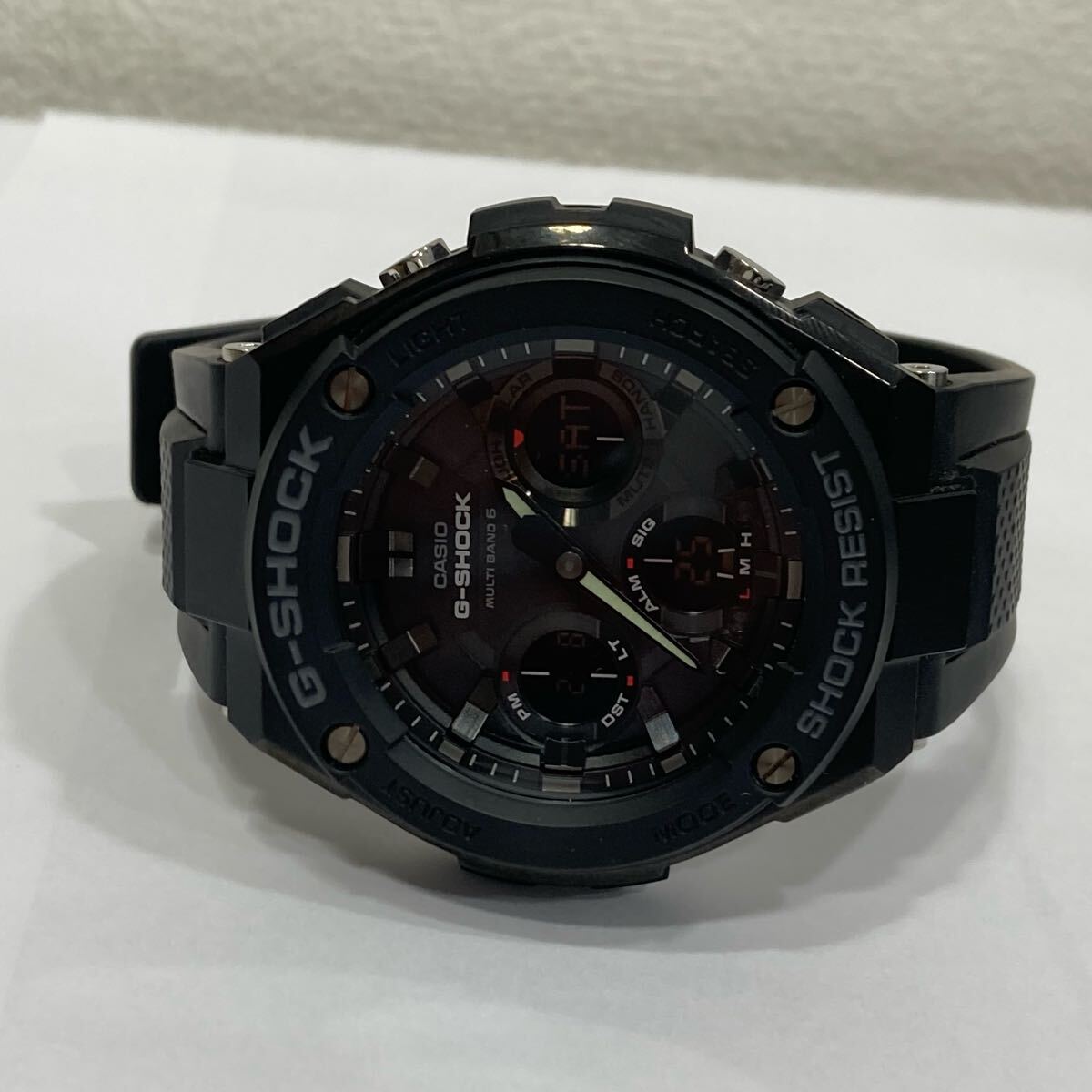 TA☆1円～ 中古品 カシオ G-SHOCK GST-W100G ブラック 腕時計 タフ 