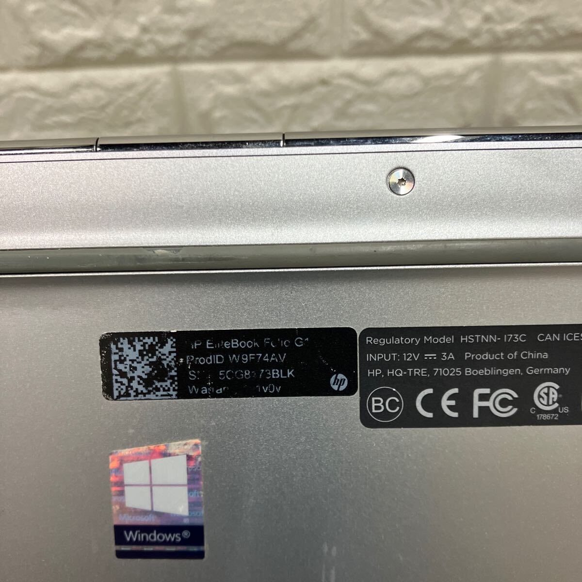 K108 HP EliteBook Folio G1 Corem3-6Y30 メモリ8GB K108 HP EliteBook