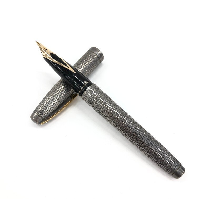 SHEAFFER シェーファー 万年筆 STERLING SILVER ペン先14K【DBAH4072】