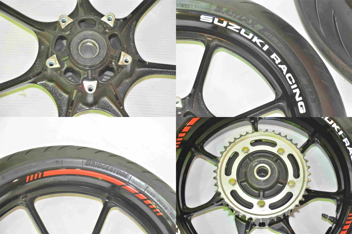 新型ハヤブサ 純正ホイル＆タイヤ付き 売り切り EJ11A GSX1300R 隼 現行モデル外し 2022年（令和４年式） 走行4,556kmから外した美品_7