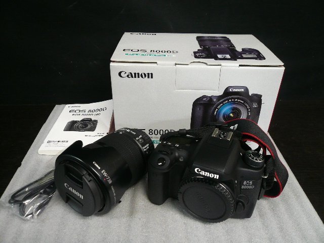 CHB-00072-45 ジャンク品 CANON キヤノン EOS 8000D EF-S 18-135 IS
