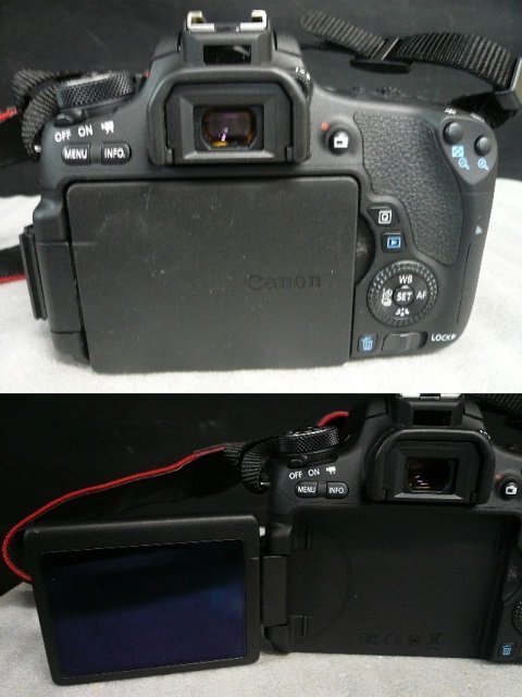 CHB-00072-45 ジャンク品 CANON キヤノン EOS 8000D EF-S 18-135 IS