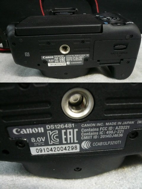 CHB-00072-45 ジャンク品 CANON キヤノン EOS 8000D EF-S 18-135 IS