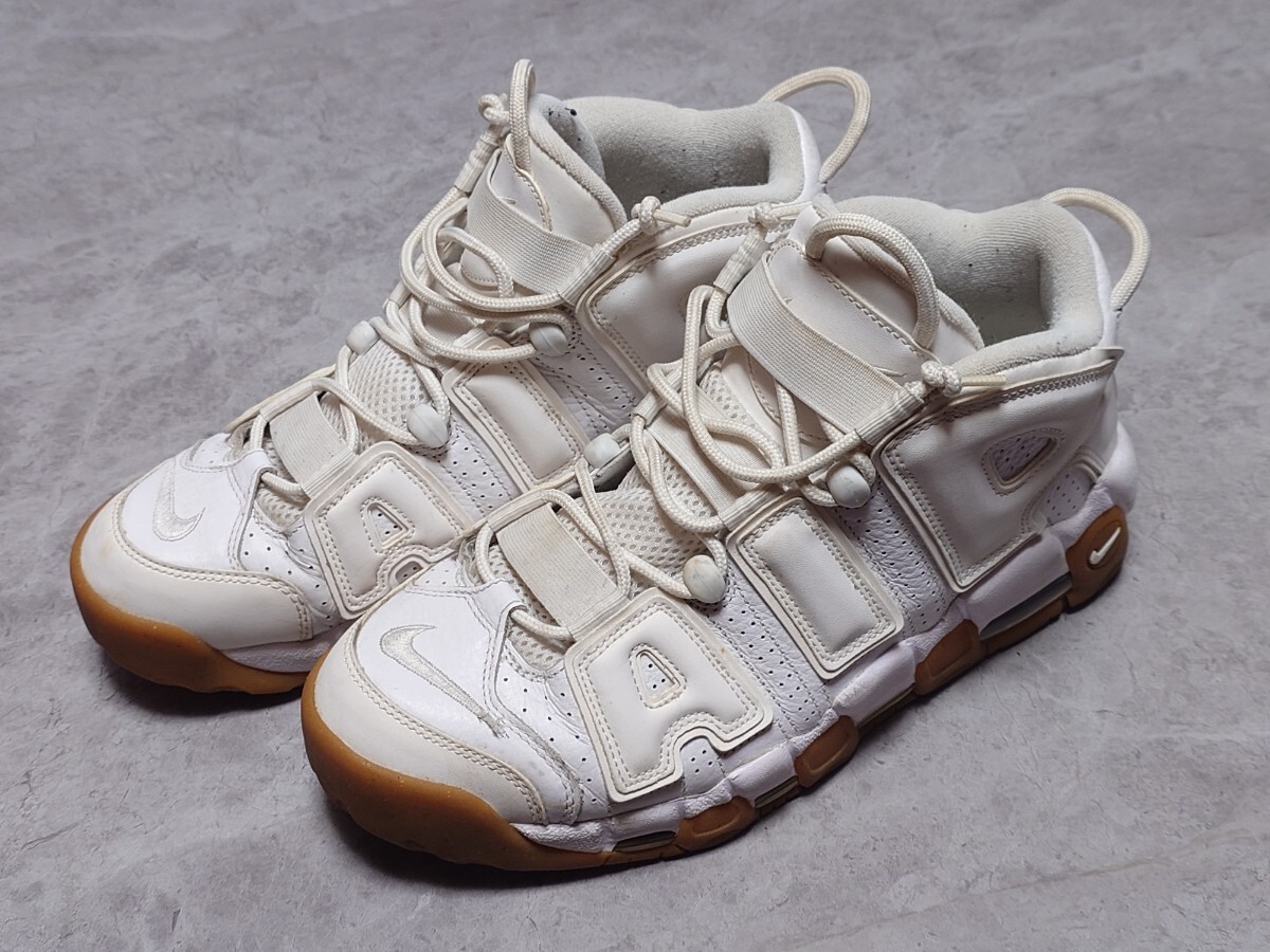Nike More Uptempo Air 414962-103 0 Size Gum - 1 White MORE AIR 