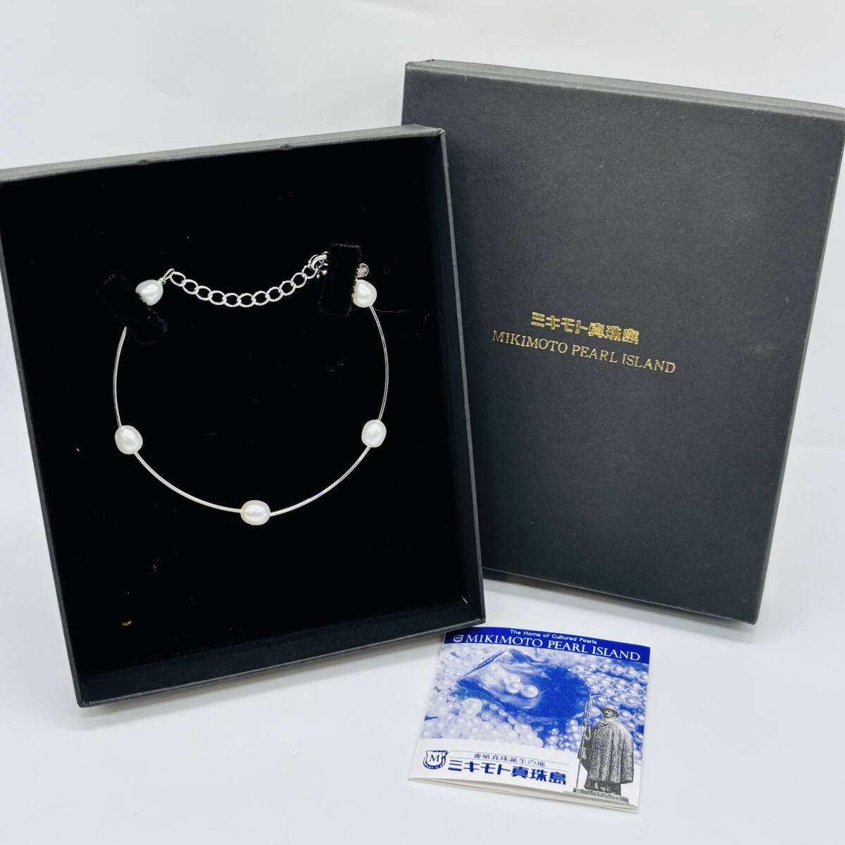 御木本真珠島　Mikimoto Pearl  真珠ブレスレット MIKIMOTO PEARL ISLAND ミキモト 真珠島 パール 真珠 ブレスレット 腕