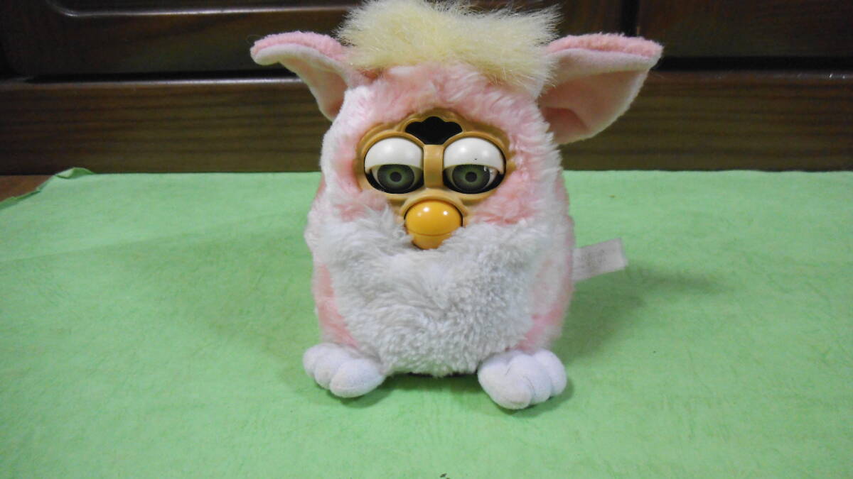 ファービー ベイビー 初代？ レトロ ピンク 日本語版 furby baby Furby