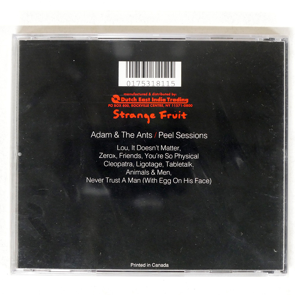 US盤 ADAM AND THE ANTS/PEEL SESSIONS/DUTCH EAST INDIA TRADING DEI81152 CD □_2