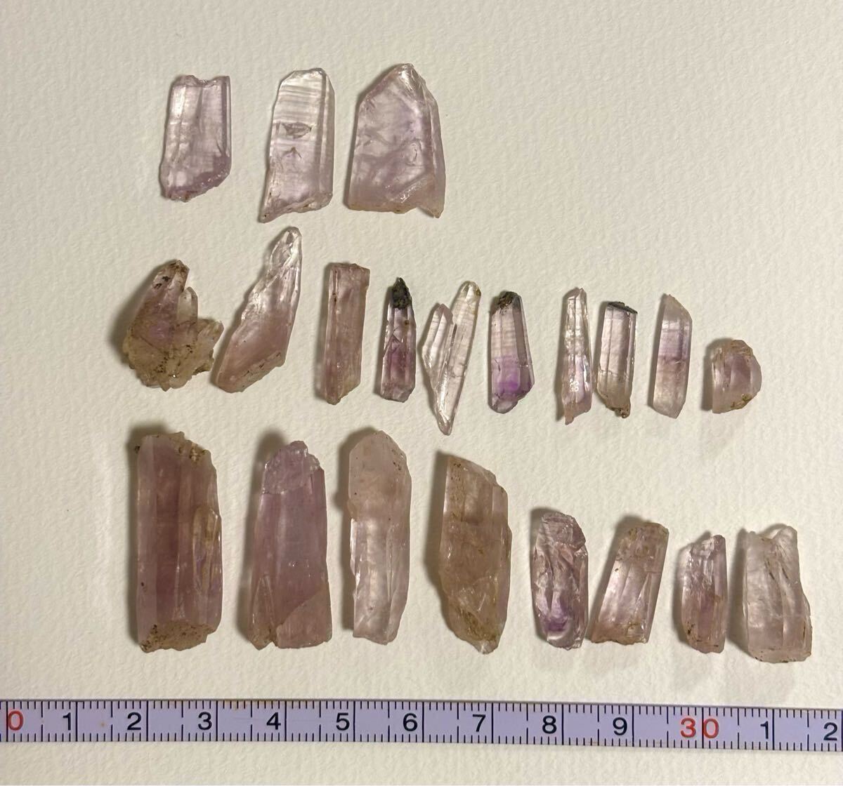 国産鉱物 紫水晶 鉛沢 栃木県足尾 希少❗️ 国産鉱物 紫水晶 栃木県日光市足尾町 鉛沢 水晶 21点まとめて出品 濃い