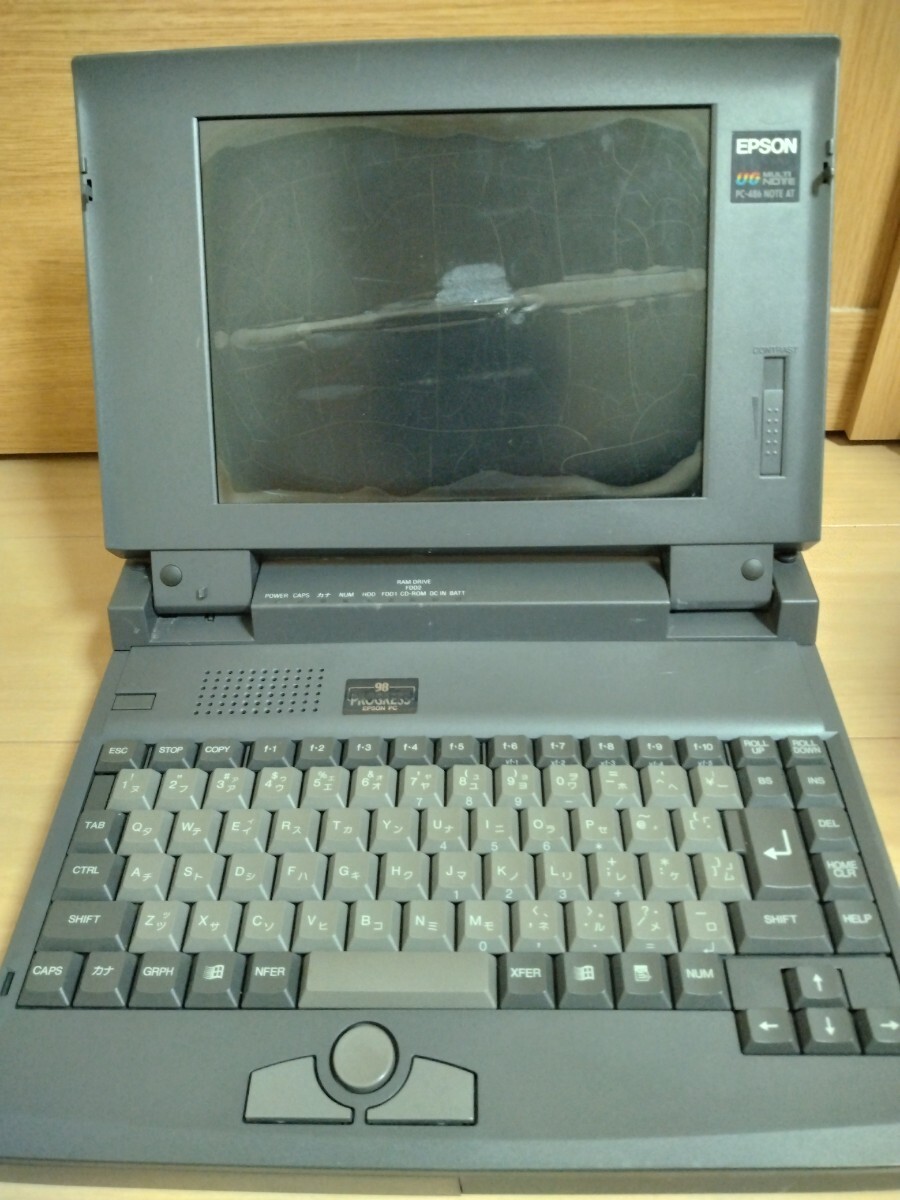 EPSON 486NATX1JR 本体のみ ジャンク品ノートブック PC98互換機 EPSON