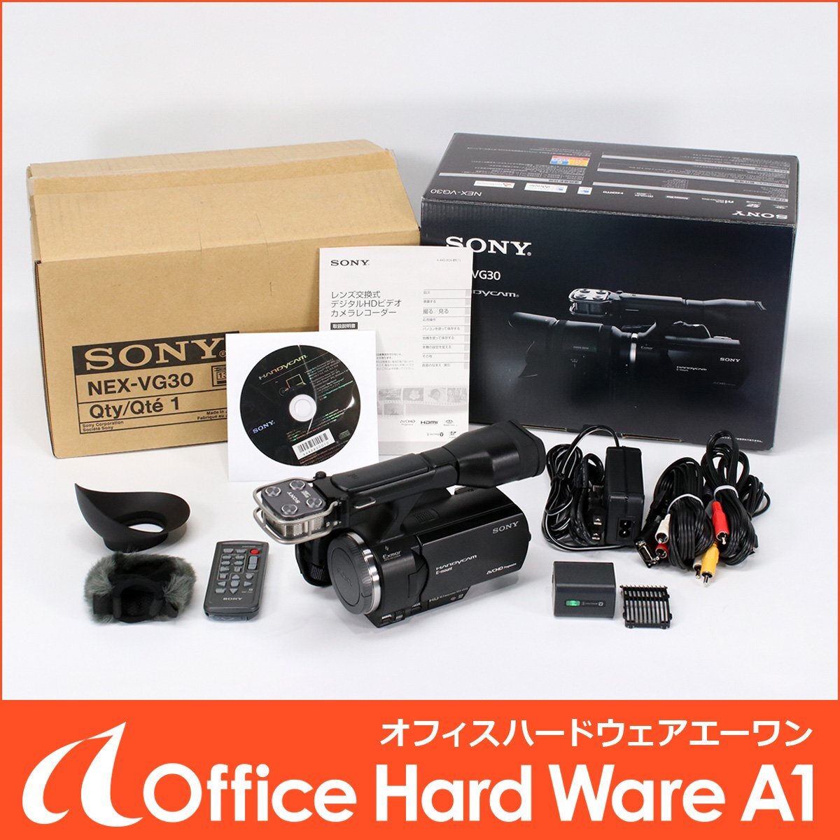 SONY NEX-VG30 【極上中古 外箱付 付属品完備 未使用に近い超美品