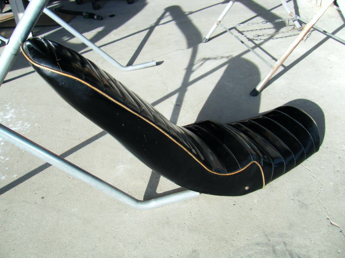 3段シートRZ250RZ350暴走族4L3爆走族4U0旧車2ストエナメルタックロールシート族車三段シート_2