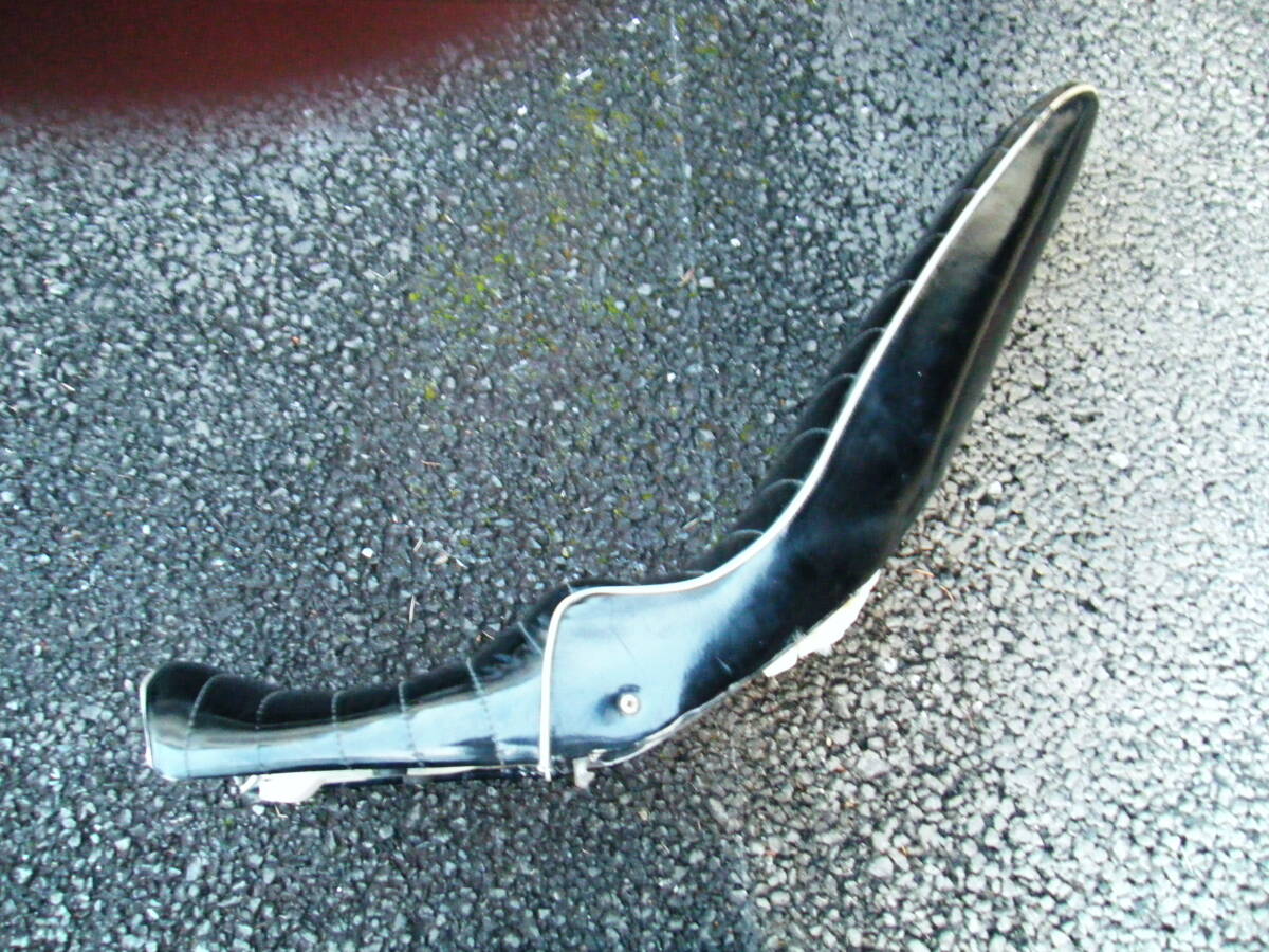 3段シートRZ250RZ350暴走族4L3爆走族4U0旧車2ストエナメルタックロールシート族車三段シート_6