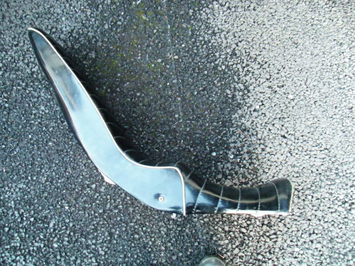 3段シートRZ250RZ350暴走族4L3爆走族4U0旧車2ストエナメルタックロールシート族車三段シート_7