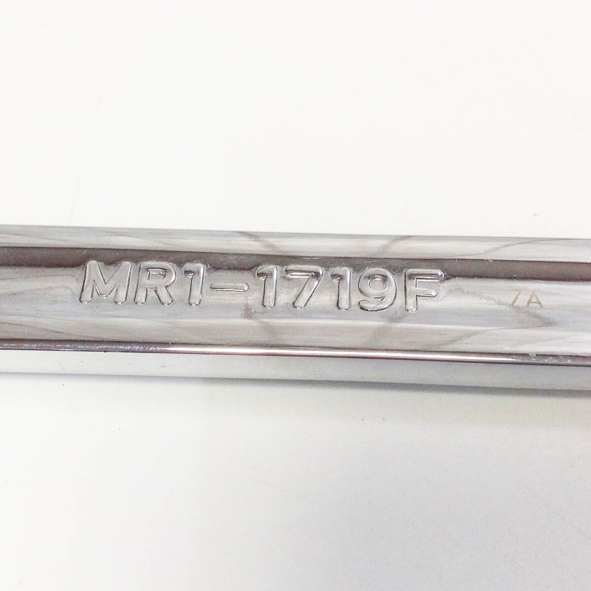 ●【RH-2720】中古品 KTC 京都機械工具 ラチェットめがねレンチ 両頭型首振りタイプ MR1-1719F 【レターパックプラス・送料全国600円可】_3