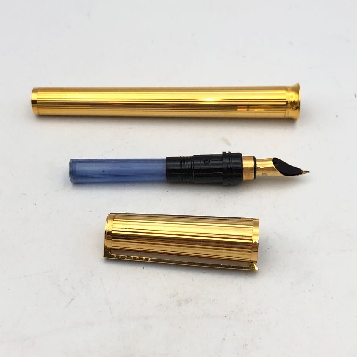 ☆F03010/S.T.Dupont デュポン/万年筆/ペン先 18ct 750/ゴールド/箱