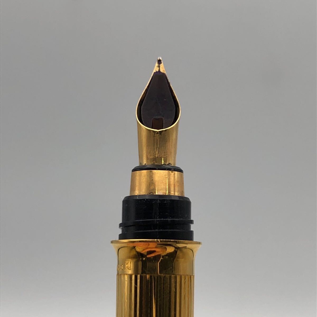 ☆F03010/S.T.Dupont デュポン/万年筆/ペン先 18ct 750/ゴールド/箱