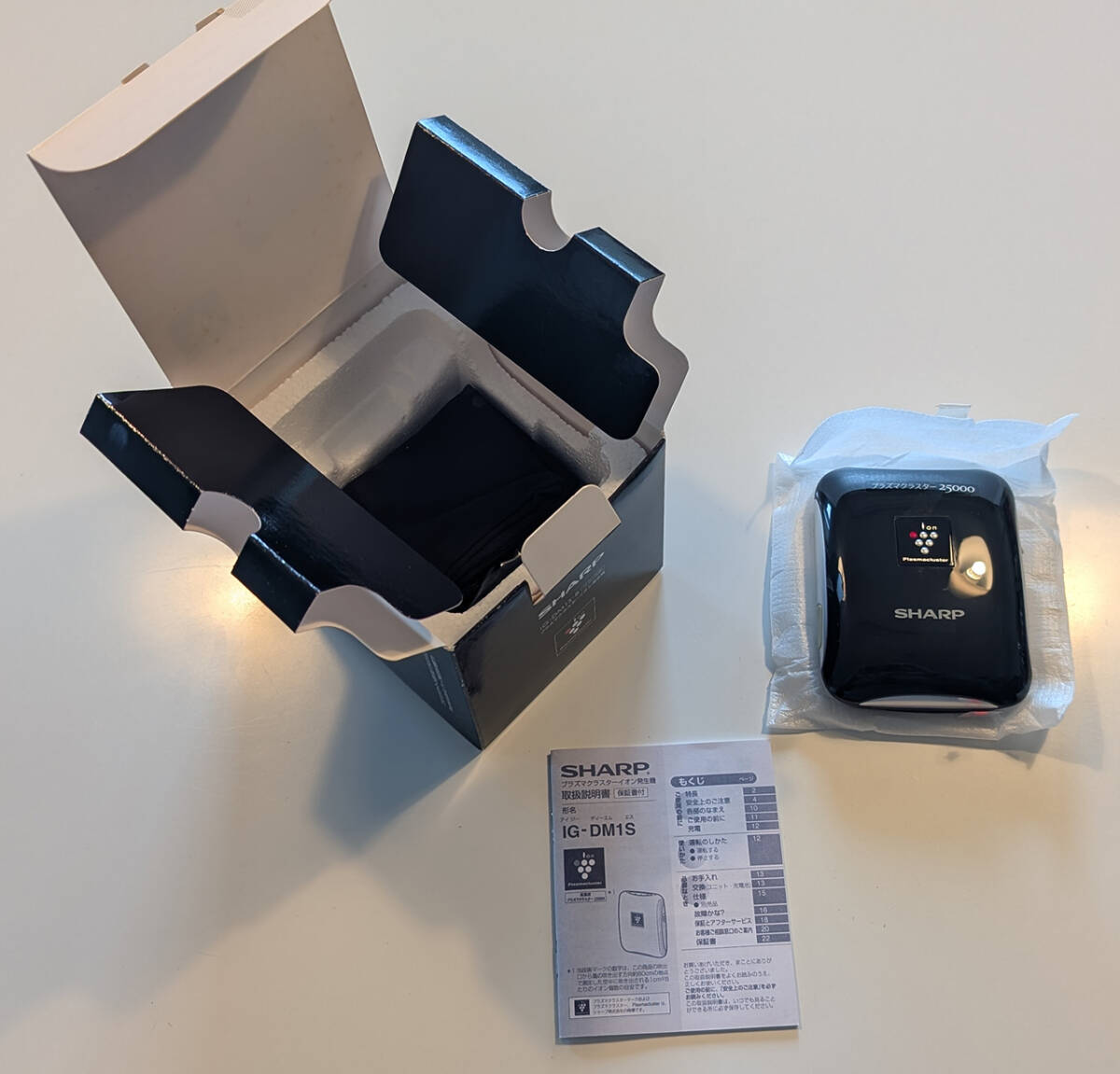 プラズマクラスターイオン発生機 IG-DM1S-B_2