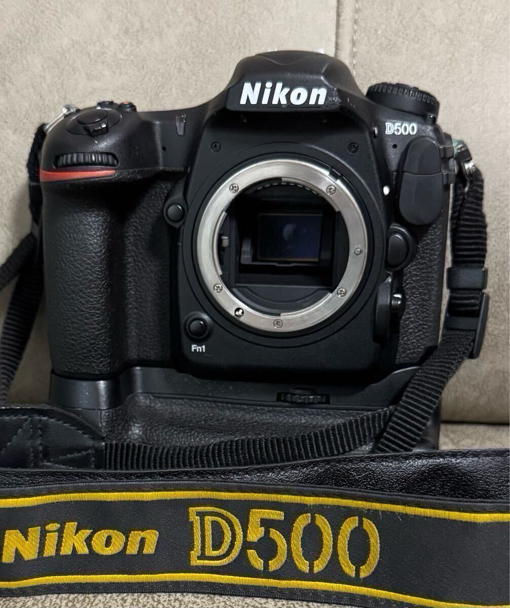 売切1円スタート Nikon ニコン D500 MB-D17 マルチパワーバッテリーパック AF-S NIKKOR 70-300mm 1:4.5-5.6 G ED VR HB-36 XQD 32GB 現状品_2