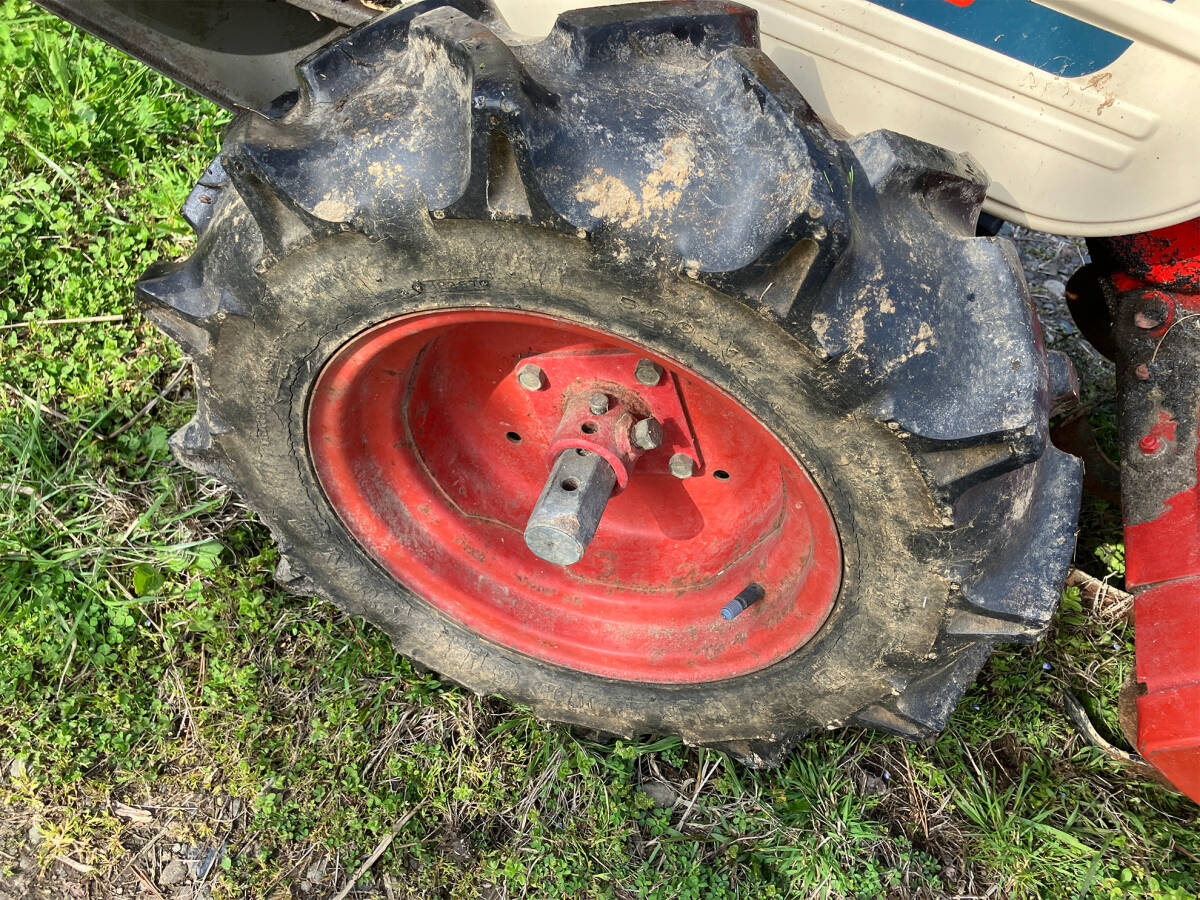 【直接お引き取り限定】耕運機 ヤンマーディーゼル YH70 クランク始動 現状受け渡し_10