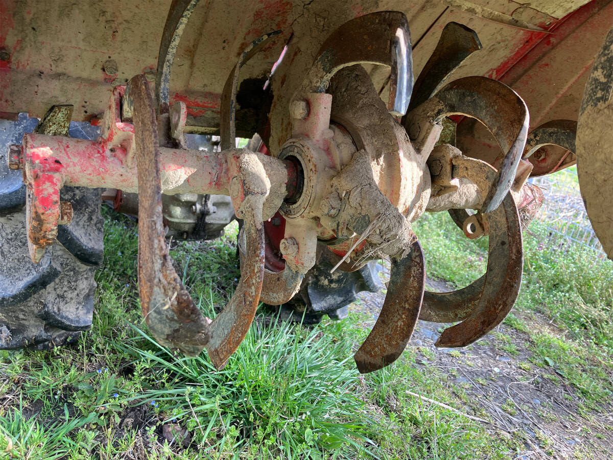 【直接お引き取り限定】耕運機 ヤンマーディーゼル YH70 クランク始動 現状受け渡し_5