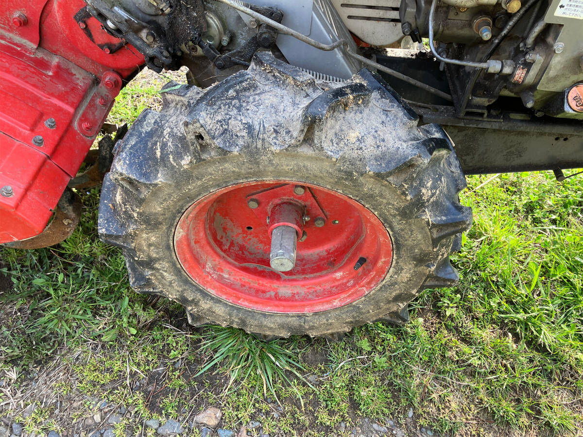 【直接お引き取り限定】耕運機 ヤンマーディーゼル YH70 クランク始動 現状受け渡し_9