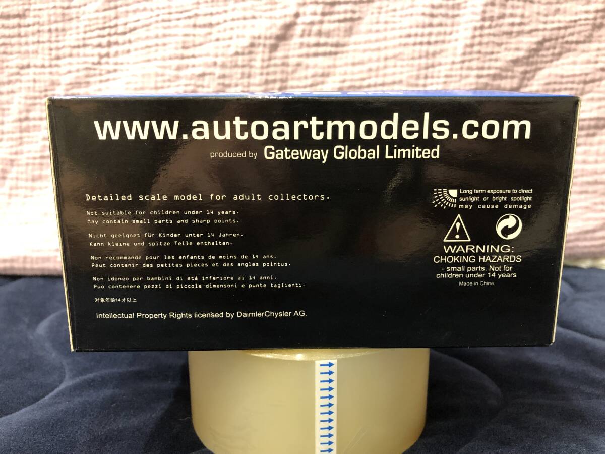 当時物！在庫品・AUTO art・1/43 メルセデスベンツ/8 280C クーペ (青)・未開封品・現品限り！_6