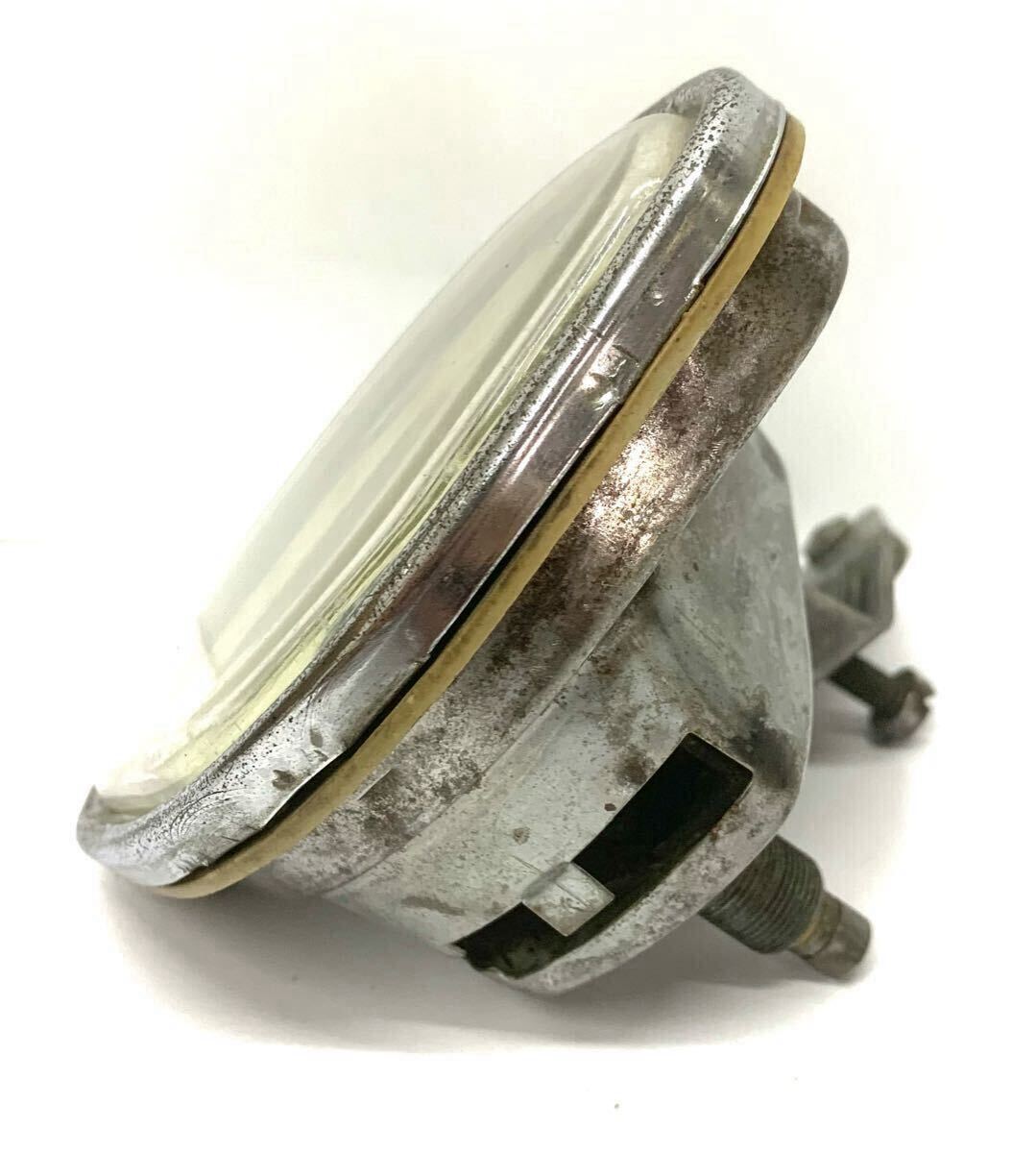 希少!当時物Vespaベスパ/PIAGGIOピアジオVEGLIA製扇形スピードメーター マイル表示? 初期ロゴ 現状売り切り_5