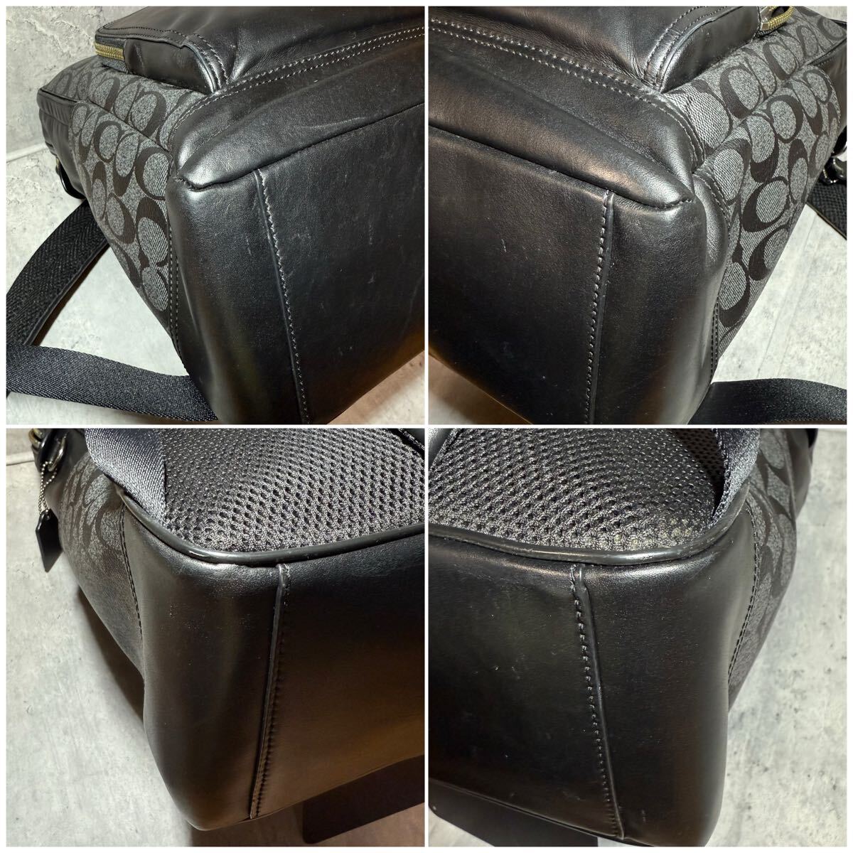 ☆極美品/大容量☆ COACH コーチ リュック バックパック シグネチャー