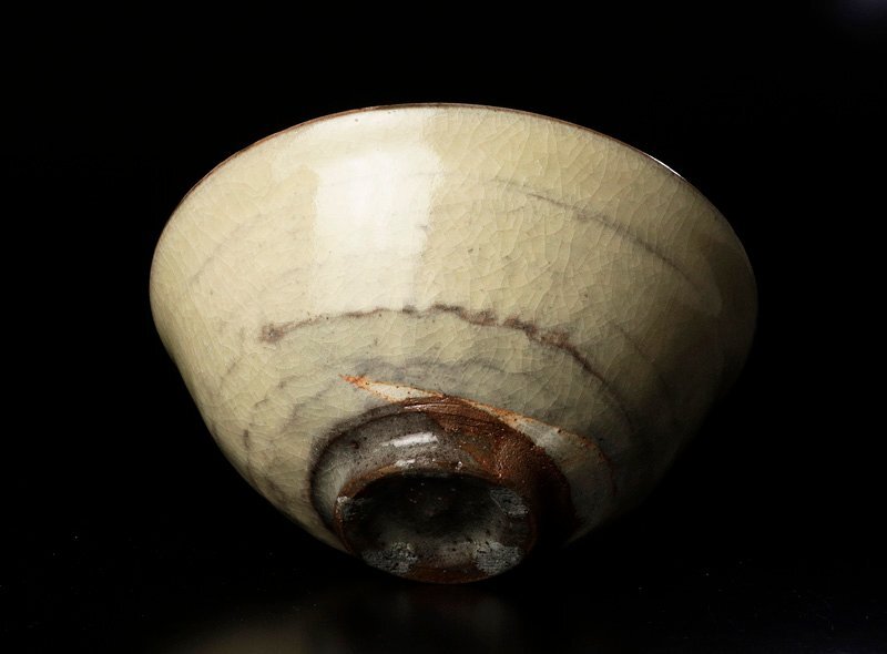 古美味】北大路魯山人 粉引茶碗 友斎箱 茶道具 保証品 a1AR(茶碗