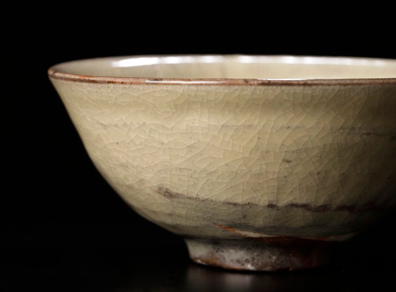 古美味】北大路魯山人 粉引茶碗 友斎箱 茶道具 保証品 a1AR(茶碗
