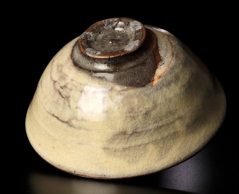 古美味】北大路魯山人 粉引茶碗 友斎箱 茶道具 保証品 a1AR(茶碗