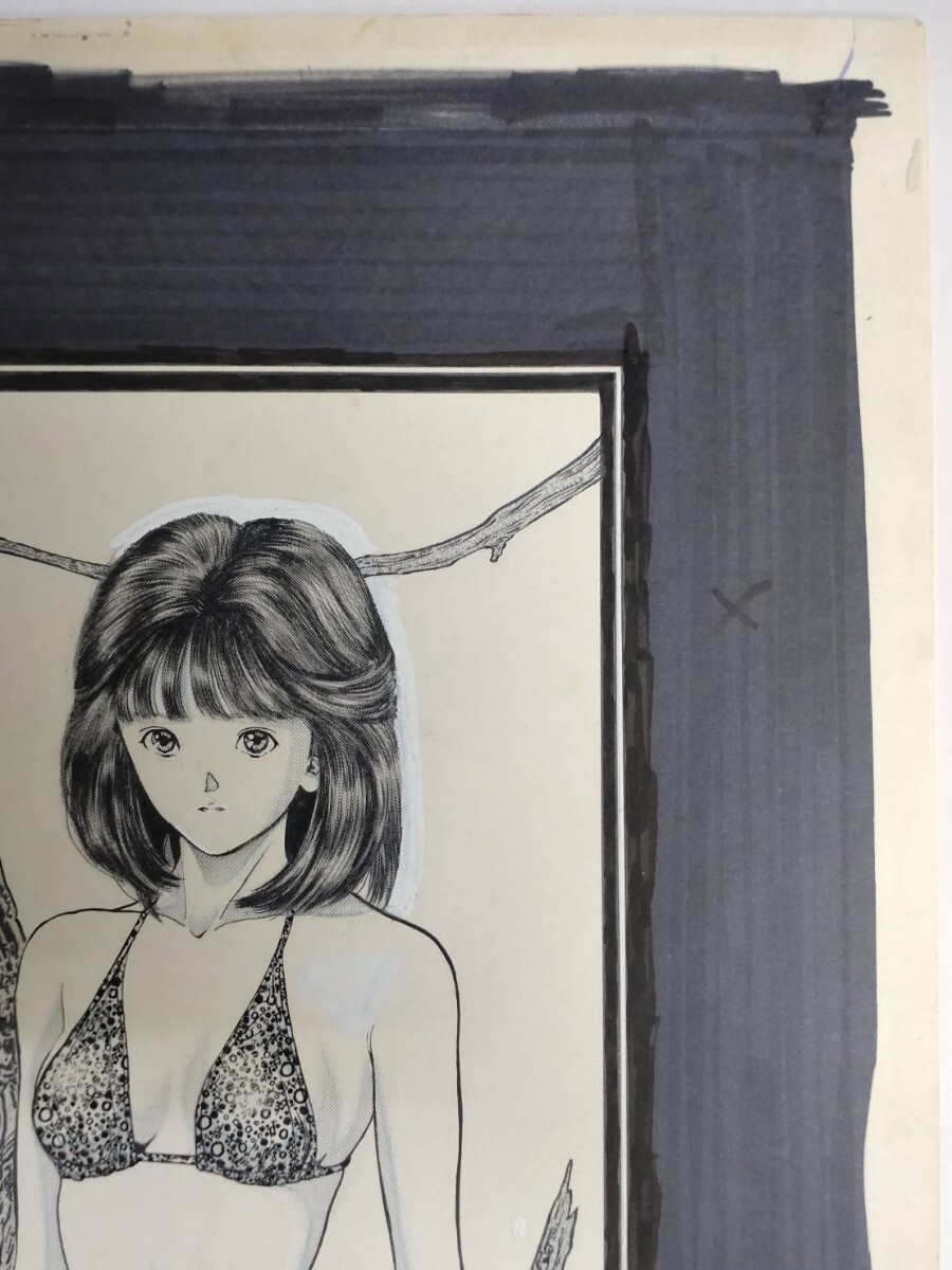 ☆真作保証☆肉筆 生原稿☆桂正和 電影少女 早川もえみ☆単行本 3巻