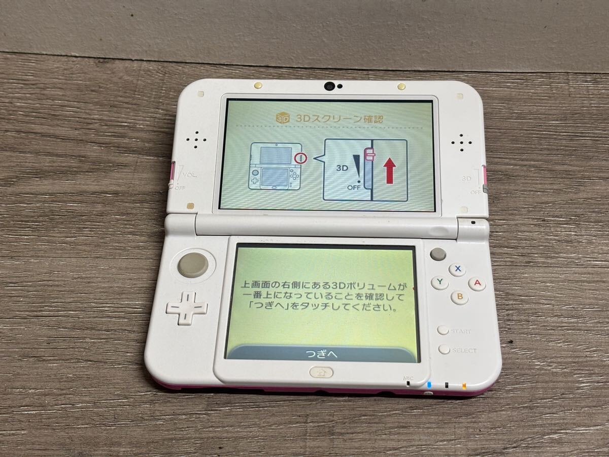 ☆ New3DSLL ☆ Newニンテンドー3DS LL ピンクホワイト 動作品 本体
