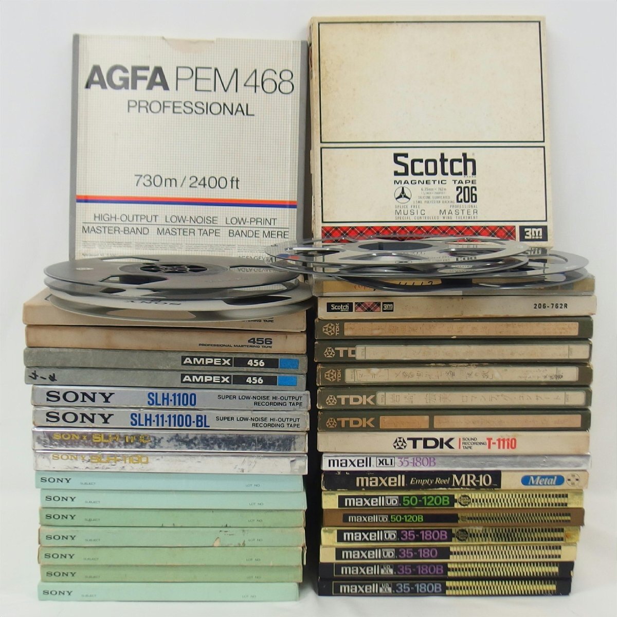1円maxell/SONY他/【使用済み】オープンリールテープ/AMPEX、Scotch