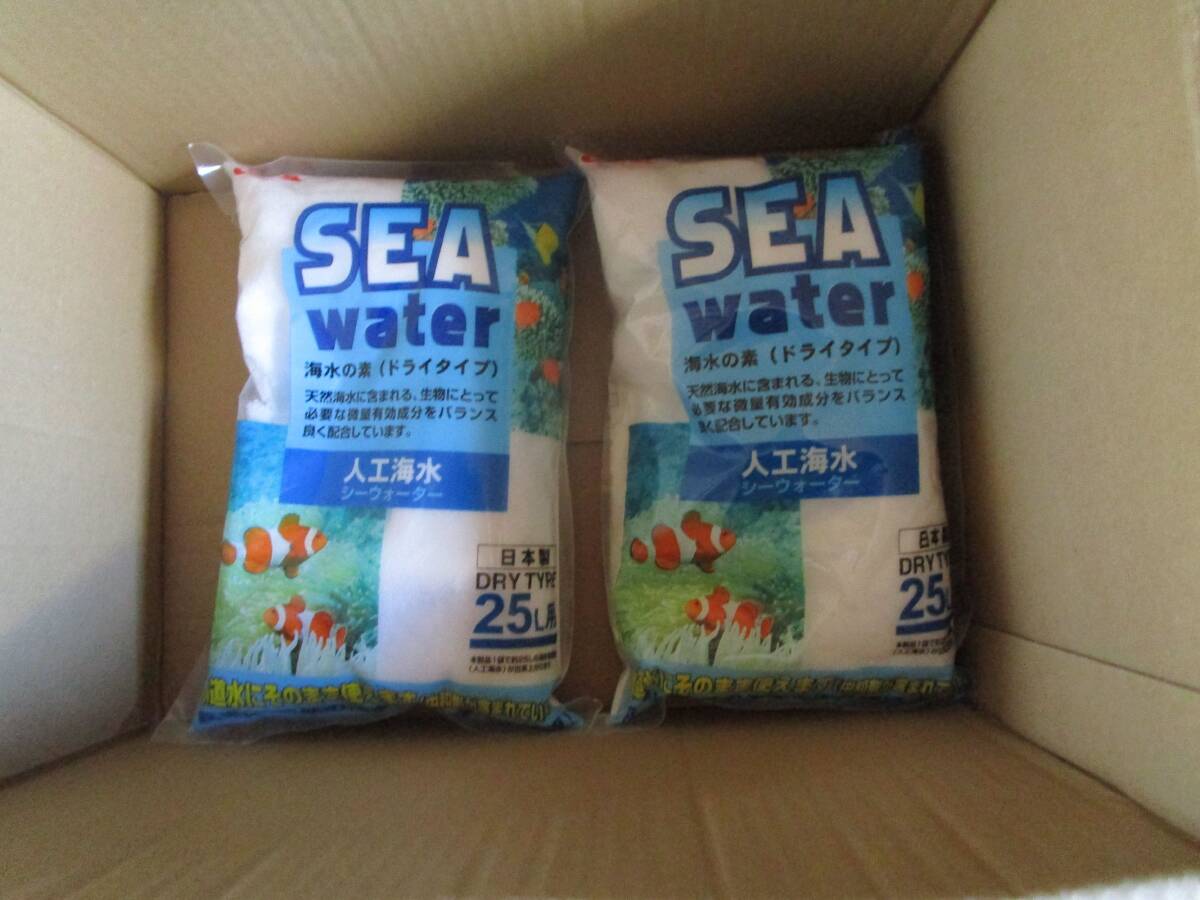 ジェックス 人工海水シーウォーター 25L 用 2個口_1