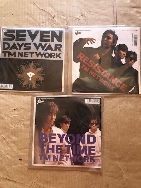 EP レコード 美盤 TM NETWORK ティーエム ネットワーク BEYOND THE