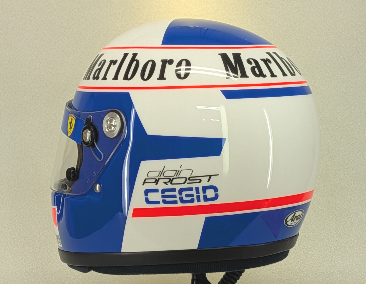 アラン・プロスト レプリカヘルメット 90年仕様 フェラーリ F1 Arai GP