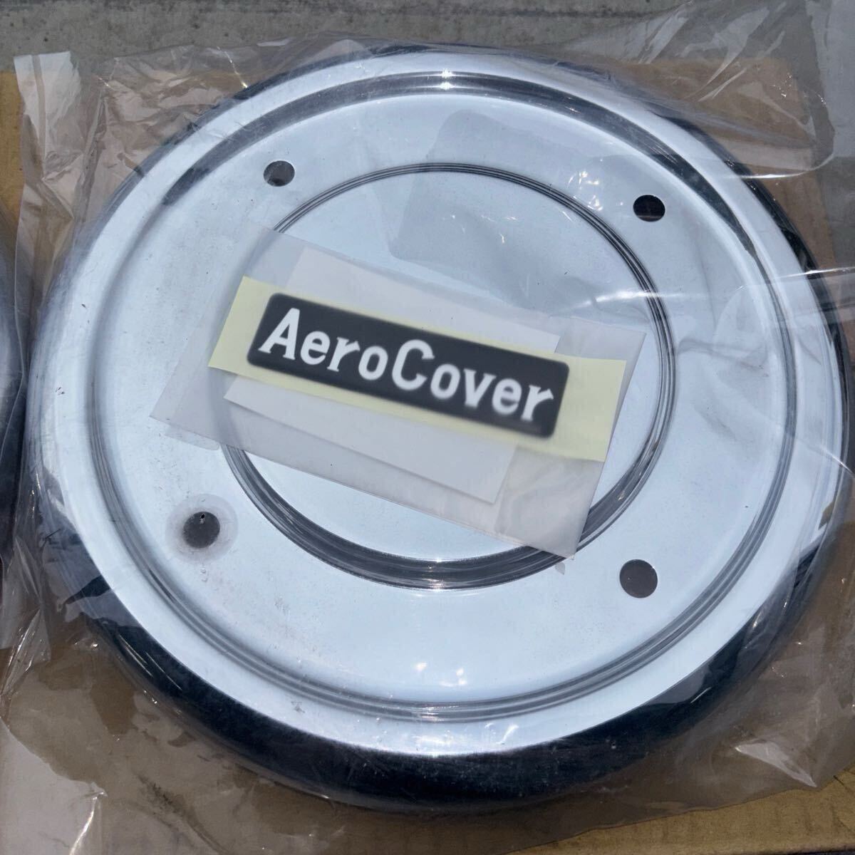 ATS 大型10穴エアロセンターキャップ　（ISOホイール方式）フロント用カバー クロームメッキ仕上げ エアロカバー _3