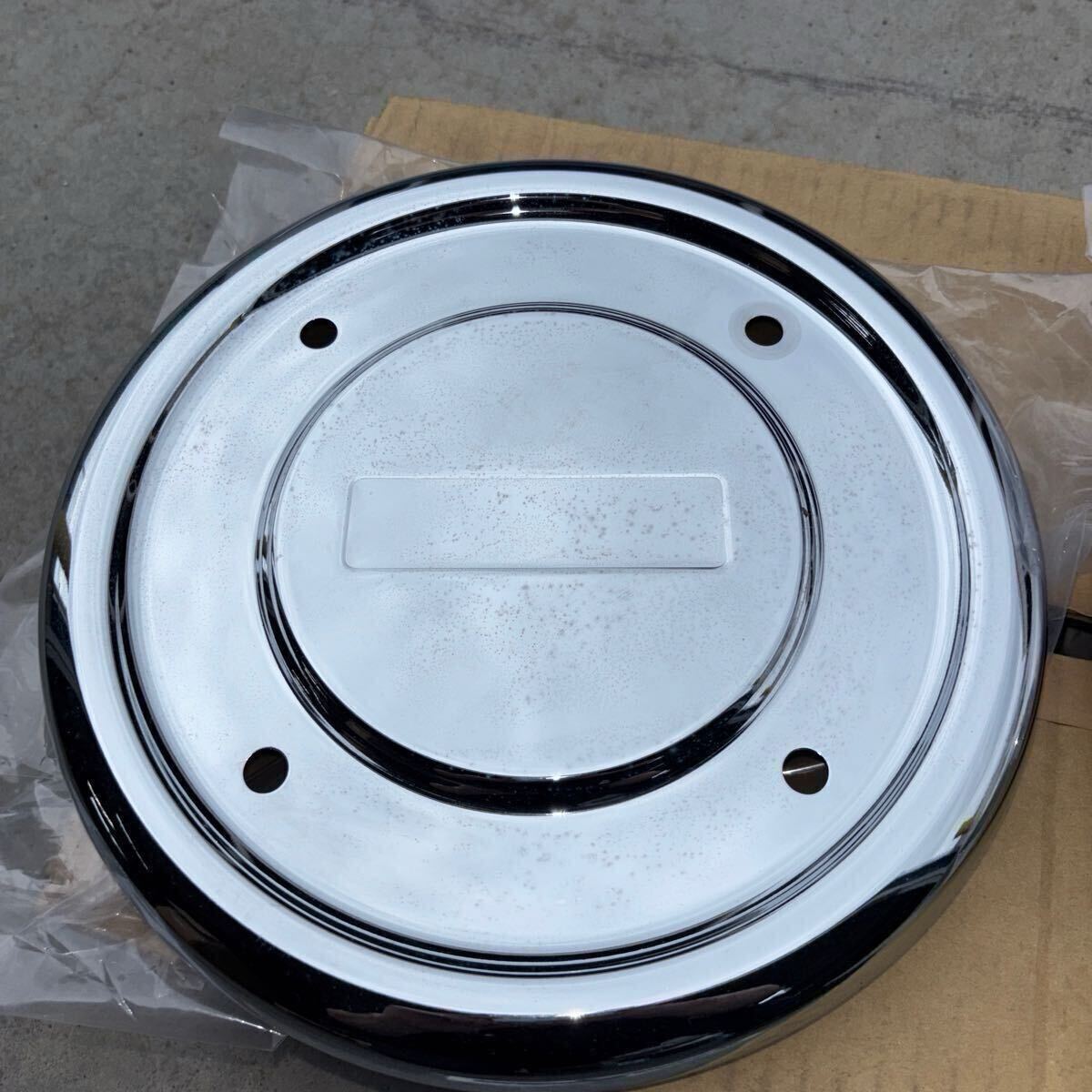 ATS 大型10穴エアロセンターキャップ　（ISOホイール方式）フロント用カバー クロームメッキ仕上げ エアロカバー _4