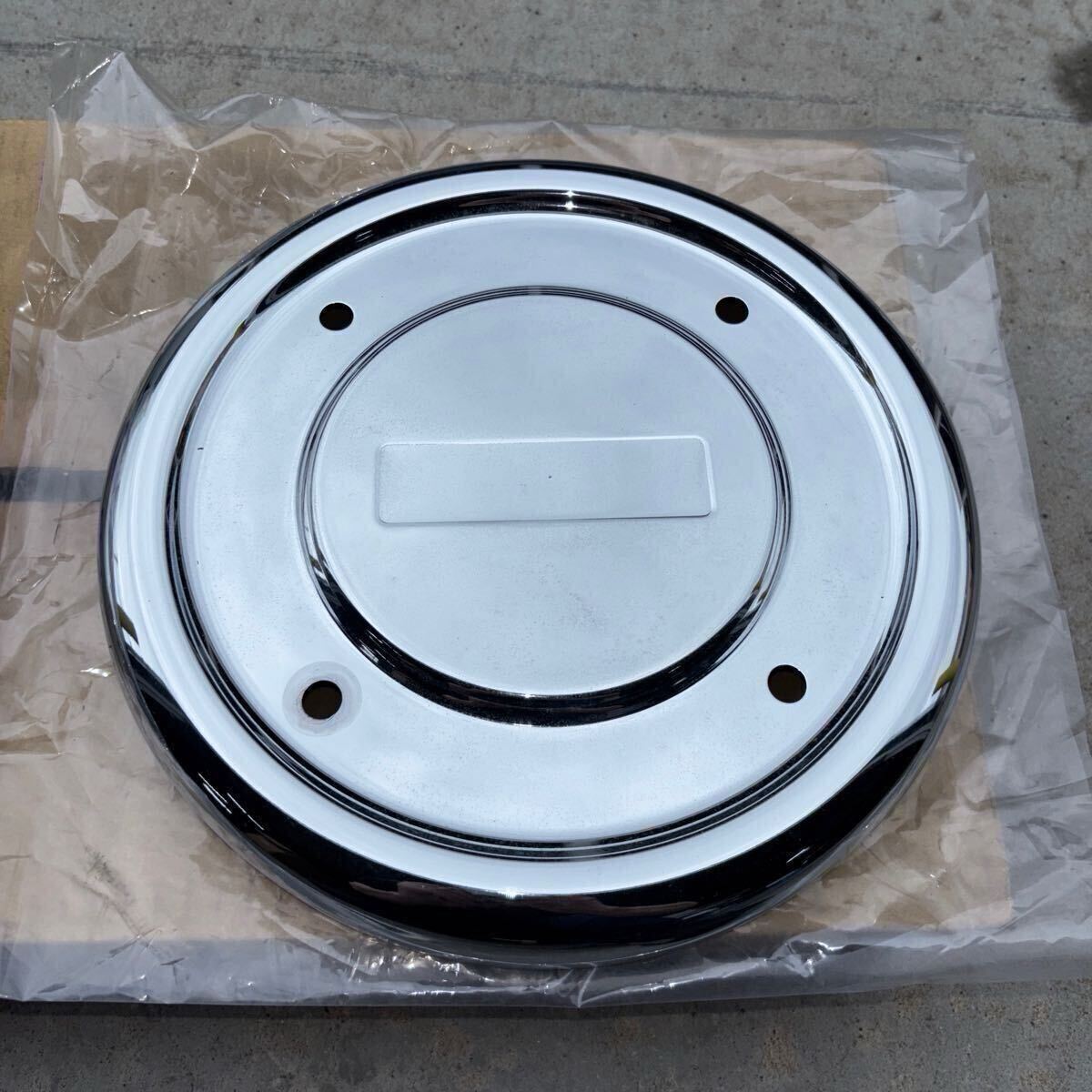 ATS 大型10穴エアロセンターキャップ　（ISOホイール方式）フロント用カバー クロームメッキ仕上げ エアロカバー _5