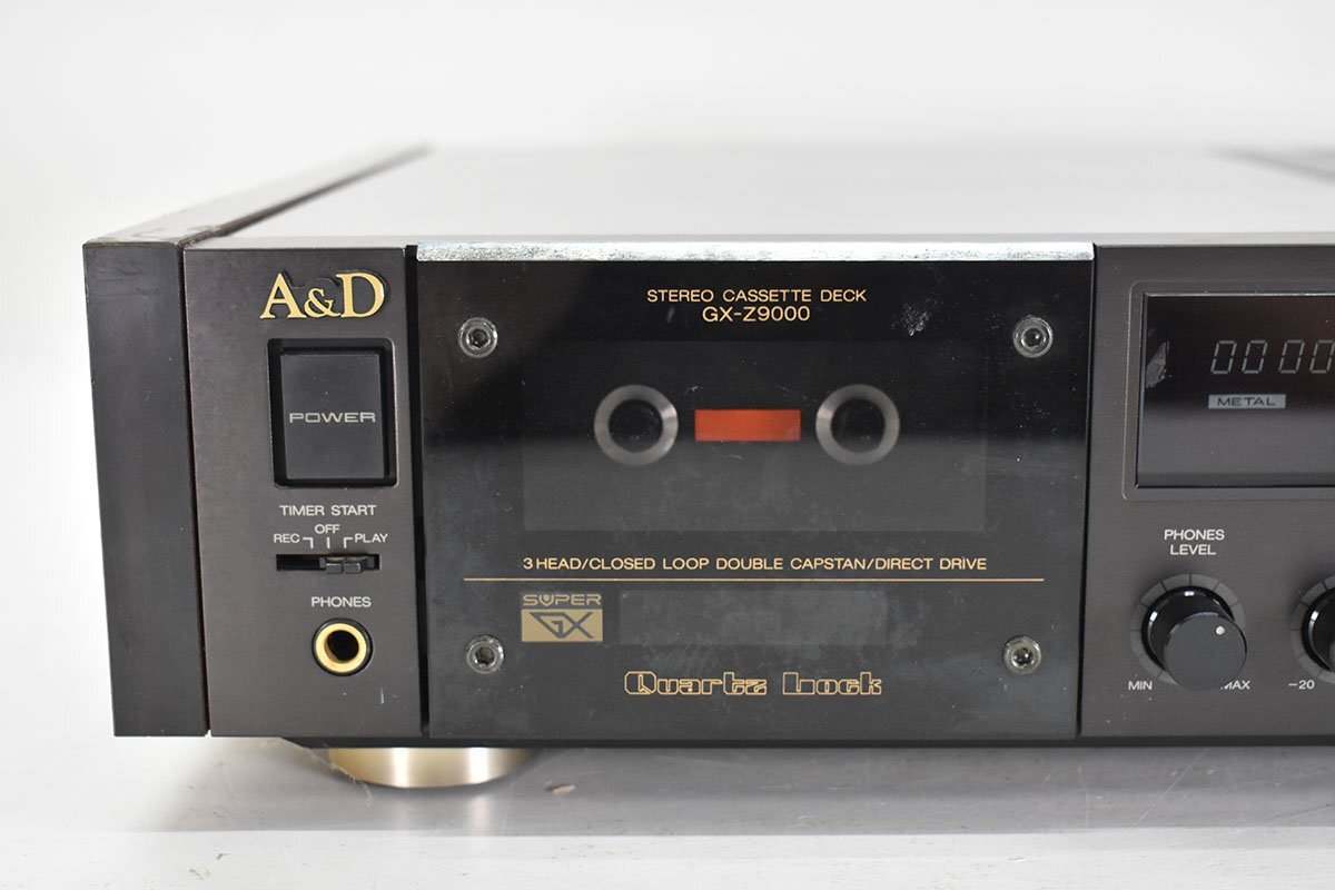 A&D アカイ GX-Z9000カセットデッキ AKAI ジャンク A＆D GX-Z9000 カセットデッキ[AKAI][アカイ][CASSETTE DECK][k1]18M
