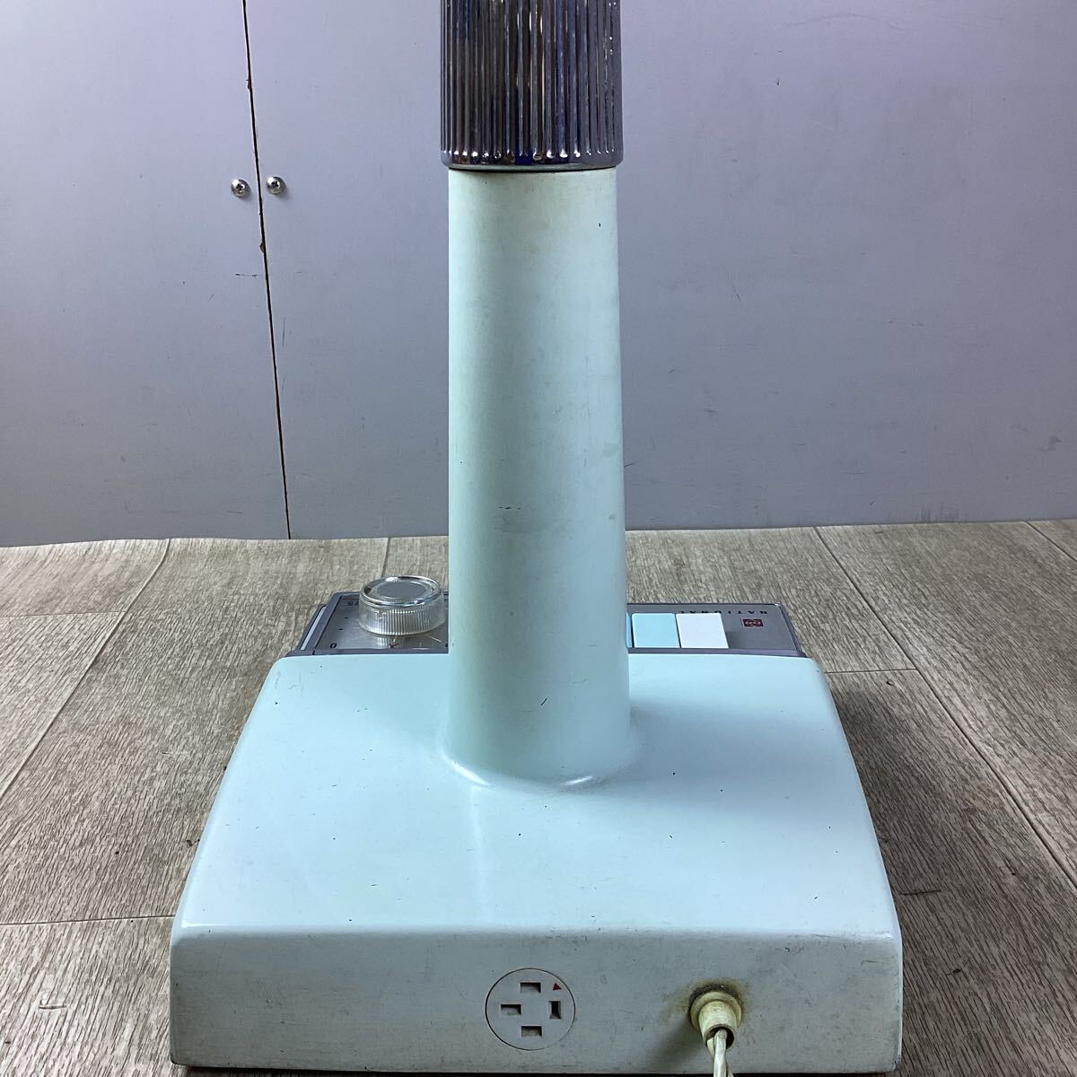 Y6491 National ナショナル 扇風機 30HD 30cm 3枚羽根 青 箱付き 昭和